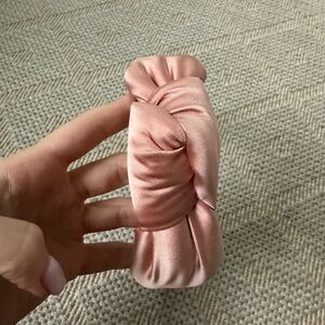 Lele Sadoughi Elegant Pink Satin Headband